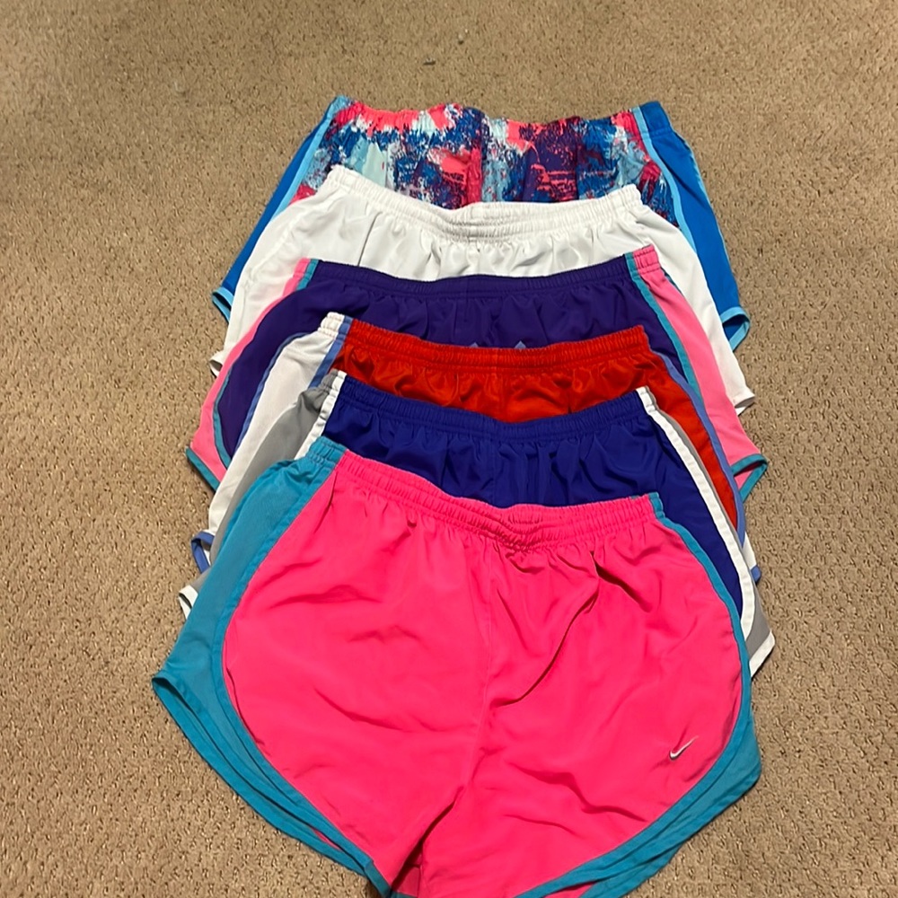 Lot of Six Pairs of Nike Running Shorts